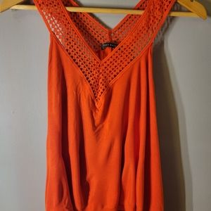 Boho tangerine tank